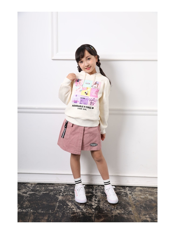 Cheer Girl ラップ風ミニスカート コーデュロイ ピンク パープル Stripe Club Kids By Smarby ストライプクラブ キッズ バイ スマービー のキッズスカート Ccn9073 ファッション通販のstripe Club