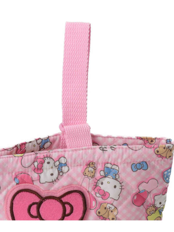 キッズバッグ 学校準備グッズ キルトシューズケース ハローキティ ピンク Stripe Club Kids By Smarby ストライプクラブ キッズ バイ スマービー のキッズバッグ ポーチ Ccn9021 ファッション通販のstripe Club