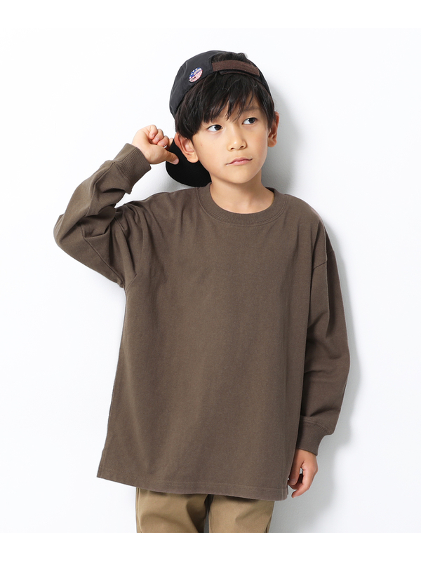 Devirock Bigシルエット袖リブ長袖tシャツ ホワイト 杢グレー ブラック モカ Dベージュ Dラベンダー Gグリーン サックス パープルグレー ライトオリーブ Stripe Club Kids By Smarby ストライプクラブ キッズ バイ スマービー のキッズtシャツ Ccn9052 141utp014 Devirock Bigシルエット袖リブ長袖tシャツ ホワイト 杢グレー ブラック モカ Dベージュ Dラベンダー Gグリーン サックス パープルグレー ライトオリーブ Stripe Club Kids By Smarby ストライプクラブ キッズ バイ スマービー のキッズtシャツ Ccn9052 141utp014