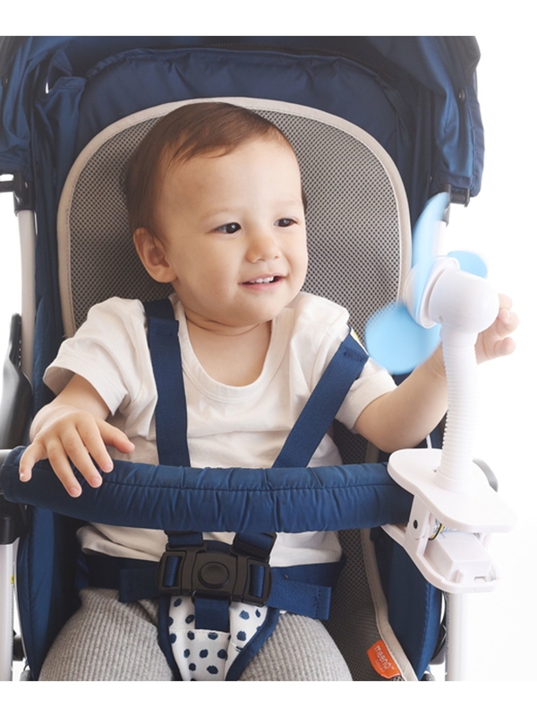 Contribute ドリームベビー ベビーカー扇風機 クリップオン ファン ホワイト ブルー ブルー Stripe Club Kids By Smarby ストライプクラブ キッズ バイ スマービー のキッズその他 Con Db ファッション通販のstripe Club