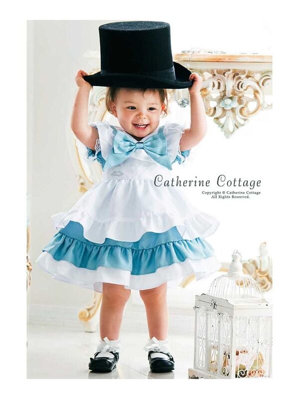 Catherinecottage アリスの水色 エプロンドレス ワンピース ブルー Stripe Club Kids By Smarby ストライプクラブ キッズ バイ スマービー のキッズワンピース Ccn9067 Cc0005b ファッション通販のstripe Club