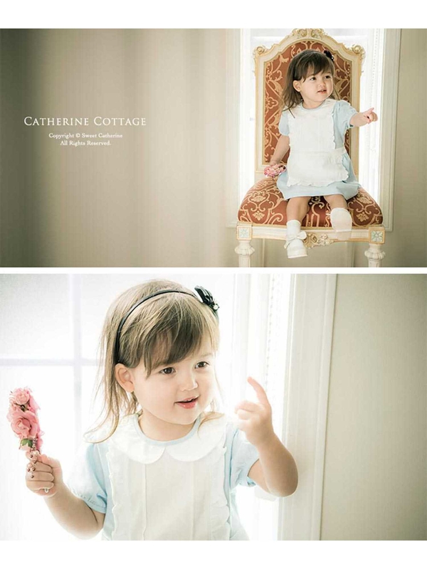 Catherinecottage カジュアル ベビーアリスワンピース パンツセット サックスブルー Stripe Club Kids By Smarby ストライプクラブ キッズ バイ スマービー のキッズワンピース Ccn9067 E0015 ファッション通販のstripe Club