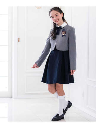 Catherinecottage 白襟ワンピース ボレロ Gry2 Gry1 Nvy1 Nvy2 Stripe Club Kids By Smarby ストライプクラブ キッズ バイ スマービー のキッズワンピース Ccn9067 Tk1121 ファッション通販のstripe Club