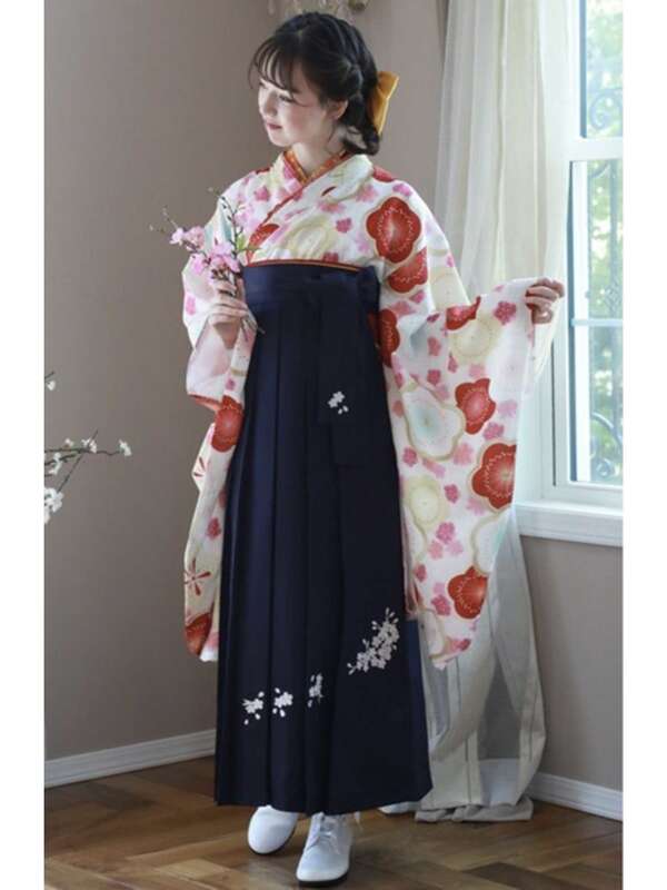 Catherinecottage 着付けが簡単な着物 袴セット オフホワイト ブラック ピンク レッド グリーン ブルー ネイビー パープル Stripe Club Kids By Smarby ストライプクラブ キッズ バイ スマービー のキッズその他 Ccn9067 Hakast18 ファッション通販のstripe Club