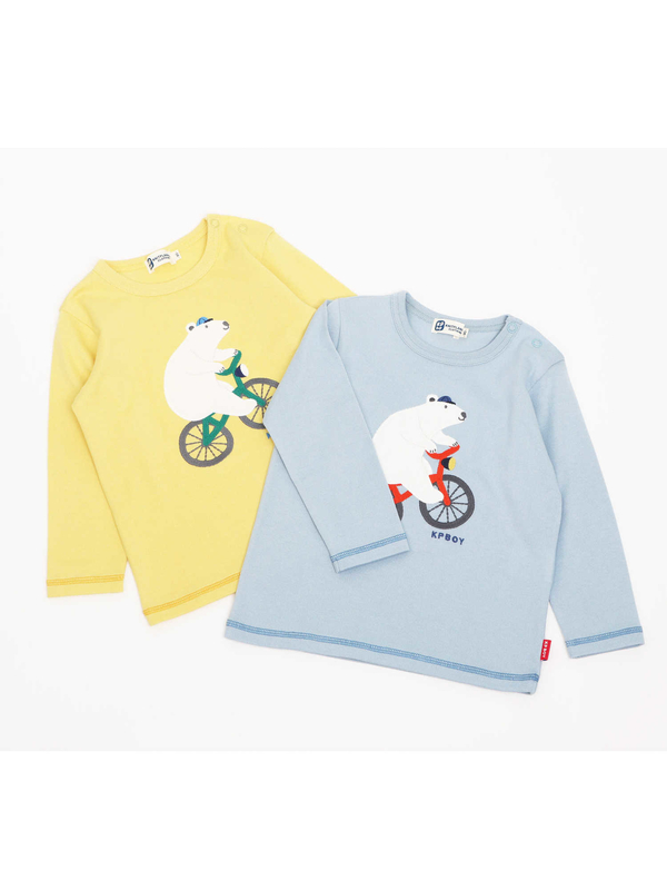 Kp Boyケーピーボーイ くまさんのモチーフがかわいい長袖tシャツ 80 90cm イエロー サックスブルー Stripe Club Kids By Smarby ストライプクラブ キッズ バイ スマービー のキッズカットソー Ccn9039 u0 ファッション通販のstripe Club Kp Boyケーピーボーイ くまさんのモチーフがかわいい長袖tシャツ 80 90cm イエロー サックスブルー Stripe Club Kids By Smarby ストライプクラブ キッズ バイ スマービー のキッズカットソー Ccn9039 u0 ファッション通販のstripe Club