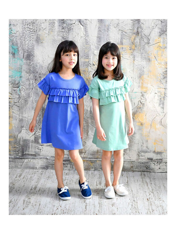 Bee Des Bee 半袖ワンピース Shh ピンク ブラウン ミント カーキ サックスブルー ブルー チャコール ピンク系その他 ブルー系その他2 Stripe Club Kids By Smarby ストライプクラブ キッズ バイ スマービー のキッズワンピース Ccn9050 Shh