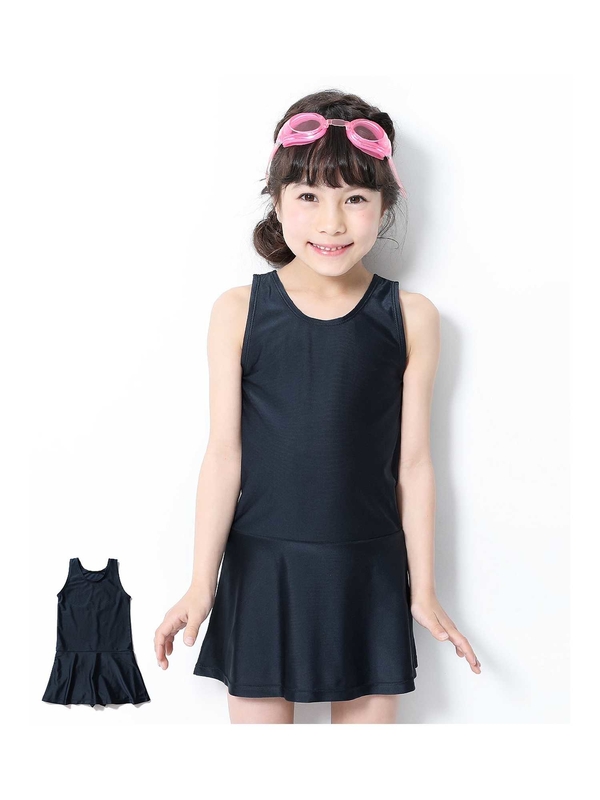 Devirock 女児ワンピーススクール水着 ネイビー ブルー系その他 Stripe Club Kids By Smarby ストライプクラブ キッズ バイ スマービー のキッズ水着類 Ccn9052 D 0031 ファッション通販のstripe Club