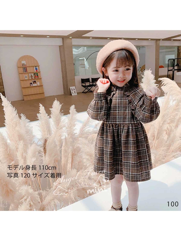 Angel Tiara Mini 子供服 キッズ 女の子 ワンピース 長袖 ブラウン チェックワンピース ワンピ オシャレ クラシカル 幼稚園 保育園 小学生 韓国服 Kg100 ブラウン Stripe Club Kids By Smarby ストライプクラブ キッズ バイ スマービー のキッズ ワンピース Angel Tiara Mini 子供服 キッズ 女の子 ワンピース 長袖 ブラウン チェックワンピース ワンピ オシャレ クラシカル 幼稚園 保育園 小学生 韓国服 Kg100 ブラウン Stripe Club Kids By Smarby ストライプクラブ キッズ バイ スマービー のキッズ ワンピース
