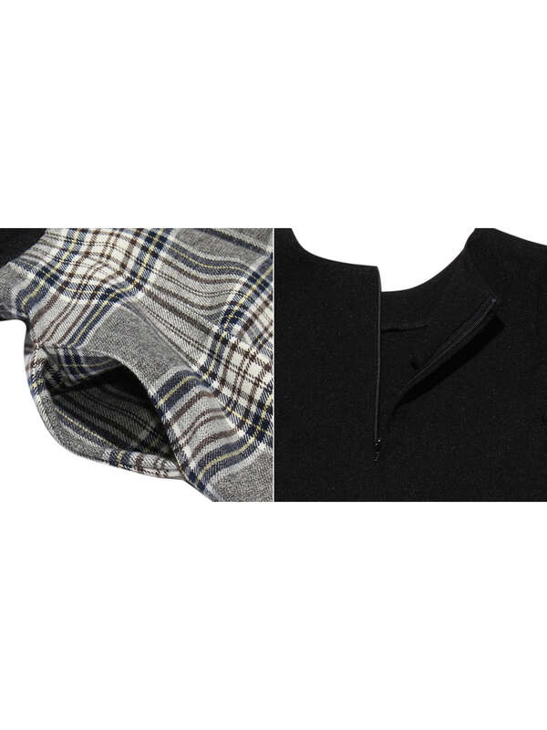 むーのんのん 子供服 女の子 ワンピース ジャンパースカート 半袖 日本製 発表会 食事会 結婚式 フォーマル お出かけ着 ウエスト切り替えチェックリボン付き Moononnon ブラック Stripe Club Kids By Smarby ストライプクラブ キッズ バイ スマービー の