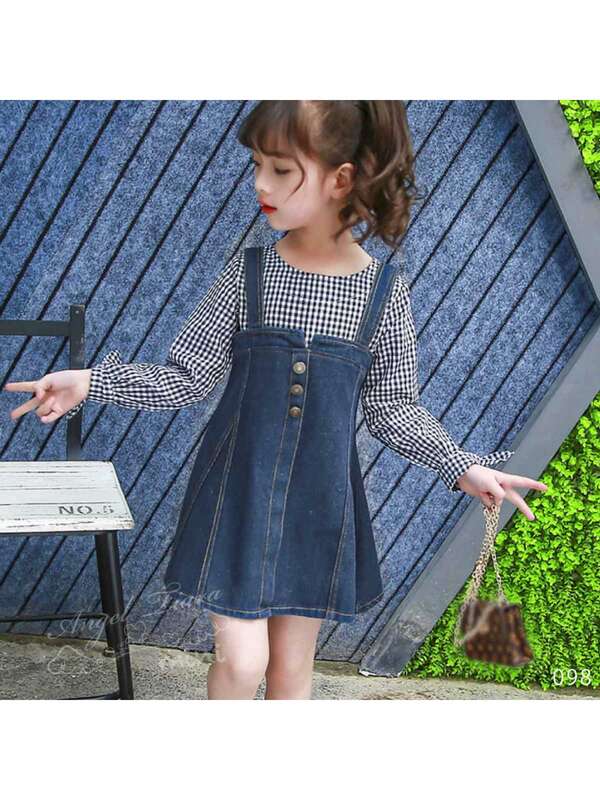 Angel Tiara Mini 子供服 女の子 デニムワンピース Kg098 インディゴ Stripe Club Kids By Smarby ストライプクラブ キッズ バイ スマービー のキッズワンピース Ccn9056 Kg ファッション通販のstripe Club