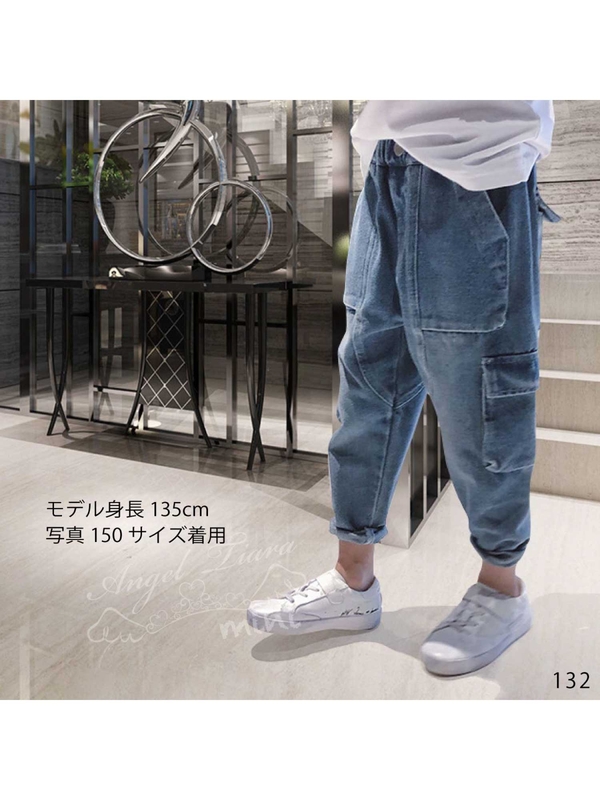 Angel Tiara Mini 子供服 男の子 デニムパンツ Kg132 インディゴ Stripe Club Kids By Smarby ストライプクラブ キッズ バイ スマービー のキッズパンツ Ccn9056 Kg ファッション通販のstripe Club