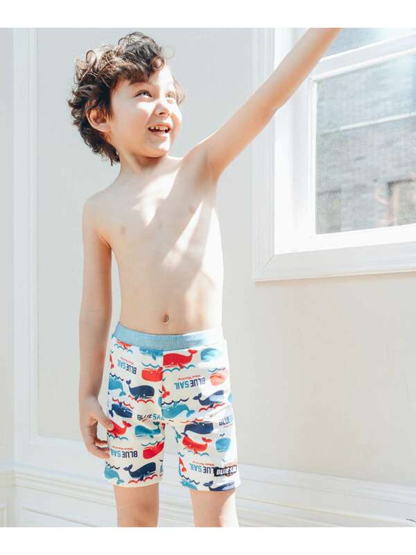 Teddyshop キッズ水着 男の子用カラフルショートパンツ ホワイト ブラック グリーン ブルー ネイビー スター ネイビー ホワイト系その他 ブルー系その他 Stripe Club Kids By Smarby ストライプクラブ キッズ バイ スマービー のキッズ水着類 Ccn9080 Kids226