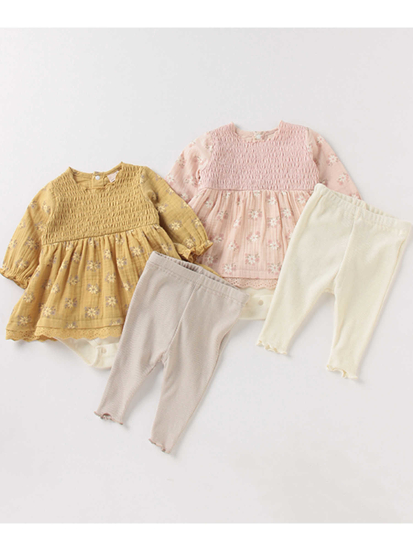 Petit Main 花柄ワンピースつきロンパース レギンスセット ライトピンク イエロー Stripe Club Kids By Smarby ストライプクラブ キッズ バイ スマービー のキッズオールインワン Ccn9045 ファッション通販のstripe Club Petit Main 花柄ワンピースつきロンパース レギンスセット ライトピンク イエロー Stripe Club Kids By Smarby ストライプクラブ キッズ バイ スマービー のキッズオールインワン Ccn9045 ファッション通販のstripe Club