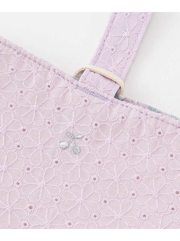 Petit Main レースフリルシューズバッグ ライトピンク ラベンダー Stripe Club Kids By Smarby ストライプクラブ キッズ バイ スマービー のキッズバッグ ポーチ Ccn9045 ファッション通販のstripe Club