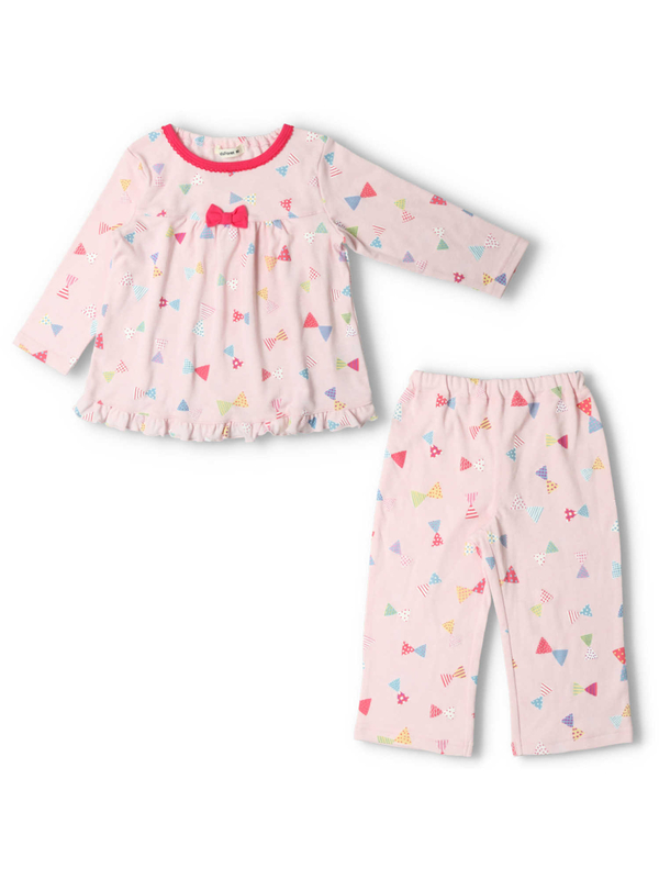 Kids Foret 女の子パジャマ ピンク ブルー A B Stripe Club Kids By Smarby ストライプクラブ キッズ バイ スマービー のキッズパジャマ ルームウェア Ccn9076 B ファッション通販のstripe Club