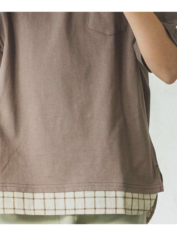 Pairmanon 半袖 Tシャツ ポケット チェック レイヤード 重ね着 ユニセックス アイボリー グレー ブラック ミント グレー系その他4 Moca Stripe Club Kids By Smarby ストライプクラブ キッズ バイ スマービー のキッズtシャツ Ccn9074 Mn1ssrt124 Pairmanon 半袖 Tシャツ ポケット チェック レイヤード 重ね着 ユニセックス アイボリー グレー ブラック ミント グレー系その他4 Moca Stripe Club Kids By Smarby ストライプクラブ キッズ バイ スマービー のキッズtシャツ Ccn9074 Mn1ssrt124