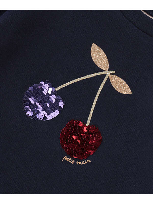 Petit Main チェリースパンコールtシャツ ピンク ネイビー マルチ Stripe Club Kids By Smarby ストライプクラブ キッズ バイ スマービー のキッズtシャツ Ccn9045 ファッション通販のstripe Club