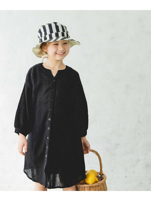 Pairmanon インドコットン ママとおそろい インド綿 刺繍 ガウン ワンピース アイボリー ブラック ベージュ Stripe Club Kids By Smarby ストライプクラブ キッズ バイ スマービー のキッズワンピース Ccn9074 Mn1ssop860 ファッション通販のstripe Club