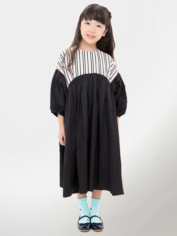 Unica ネオンストライプボリュームワンピース 100 140 エメラルドグリーン Stripe Club Kids By Smarby ストライプクラブ キッズ バイ スマービー のキッズワンピース Ccn9011 211 0104 1 ファッション通販のstripe Club