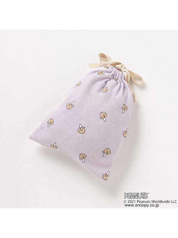 Petit Main Peanutsコラボ 収納袋つきスヌーピー総柄tシャツ パンツパジャマセット アイボリー ラベンダー Stripe Club Kids By Smarby ストライプクラブ キッズ バイ スマービー のキッズパジャマ ルームウェア Ccn9045 ファッション通販の