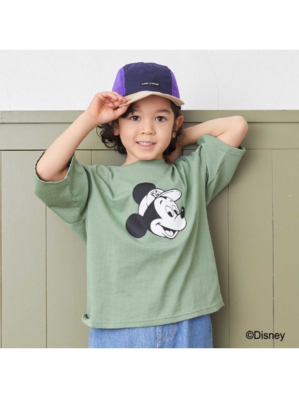 B Room Disney ミッキーマウスデザインtシャツ キャップ モカ グリーン パープル チャコール ブルーグレー Stripe Club Kids By Smarby ストライプクラブ キッズ バイ スマービー のキッズtシャツ Ccn9047 ファッション通販のstripe Club