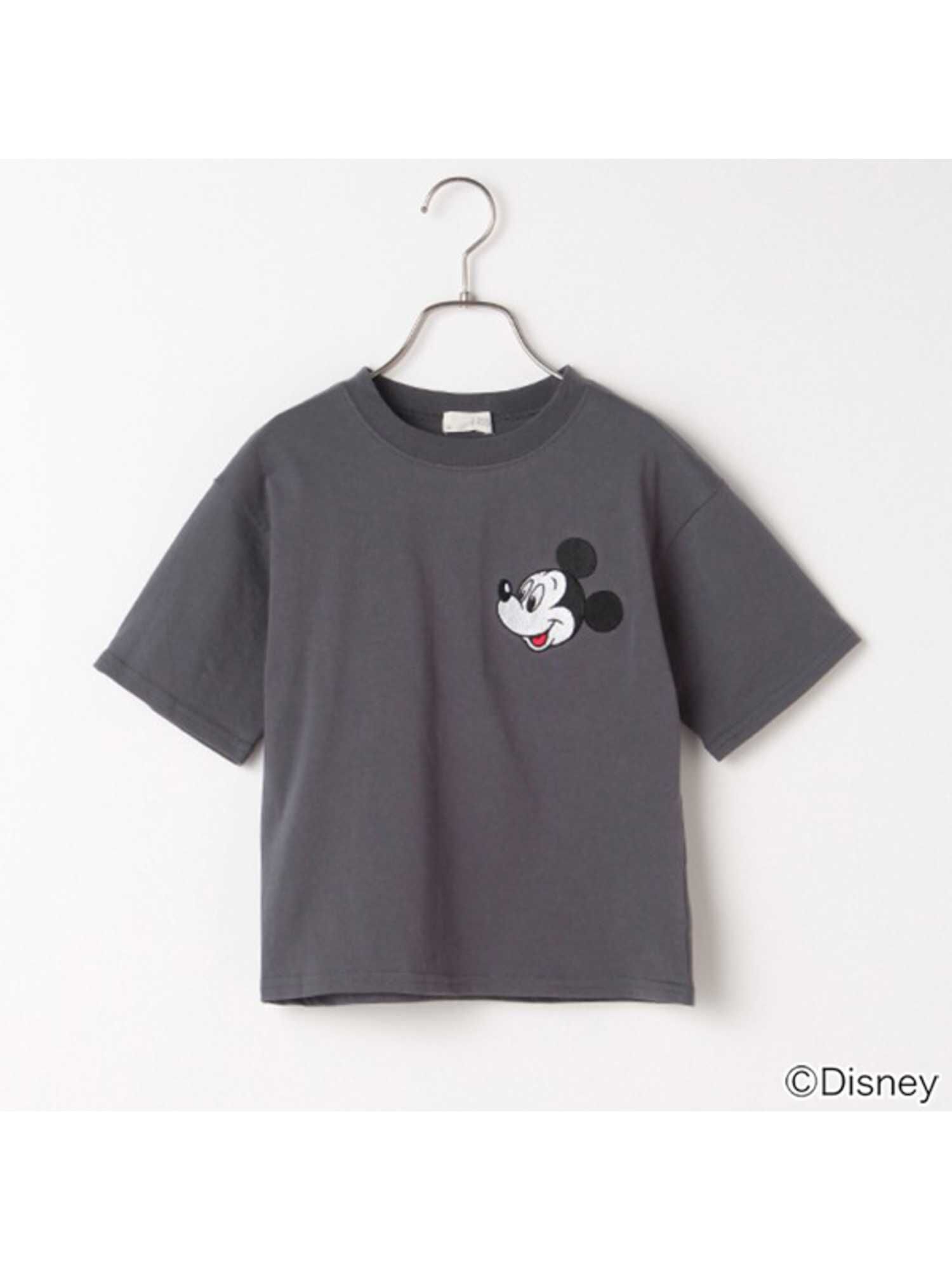 B Room Disney ミッキーマウスデザイン ビッグシルエットtシャツ アイボリー マルチ チャコール Stripe Club Kids By Smarby ストライプクラブ キッズ バイ スマービー のキッズtシャツ Ccn9047 ファッション通販のstripe Club