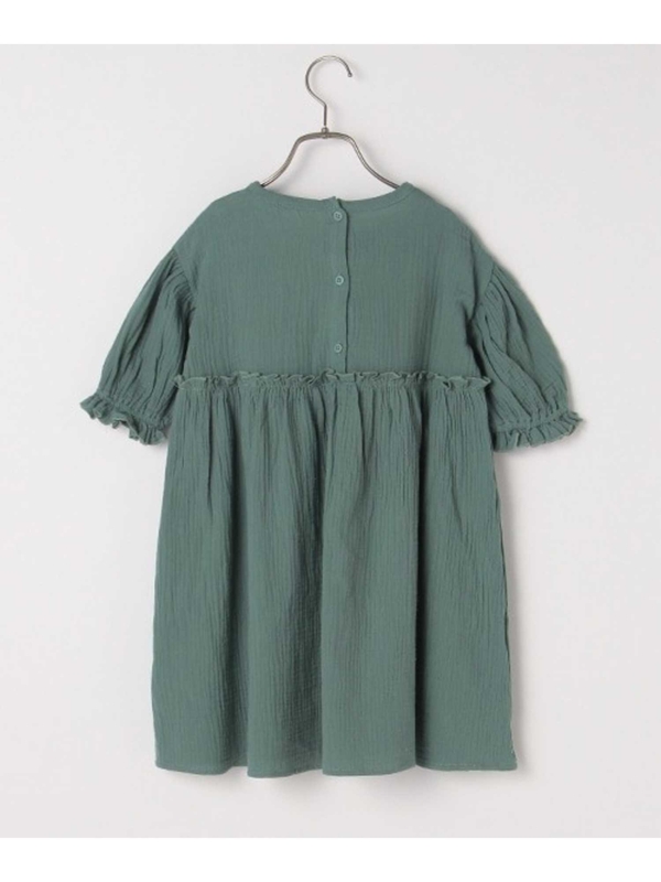 B Room プチプラ ガーゼ半袖ワンピース ベージュ ラベンダー ブルーグレー モスグリーン Stripe Club Kids By Smarby ストライプクラブ キッズ バイ スマービー のキッズワンピース Ccn9047 ファッション通販のstripe Club