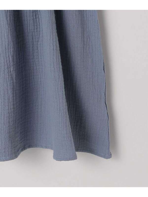 B Room プチプラ ガーゼ半袖ワンピース ベージュ ラベンダー ブルーグレー モスグリーン Stripe Club Kids By Smarby ストライプクラブ キッズ バイ スマービー のキッズワンピース Ccn9047 ファッション通販のstripe Club