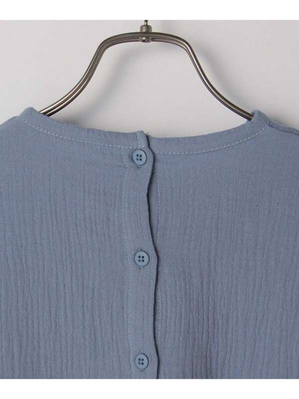 B Room プチプラ ガーゼ半袖ワンピース ベージュ ラベンダー ブルーグレー モスグリーン Stripe Club Kids By Smarby ストライプクラブ キッズ バイ スマービー のキッズワンピース Ccn9047 ファッション通販のstripe Club