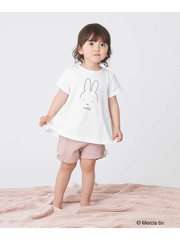 Petit Main ミッフィー Girlsパジャマ オフホワイト レモンイエロー Stripe Club Kids By Smarby ストライプクラブ キッズ バイ スマービー のキッズパジャマ ルームウェア Ccn9045 ファッション通販のstripe Club