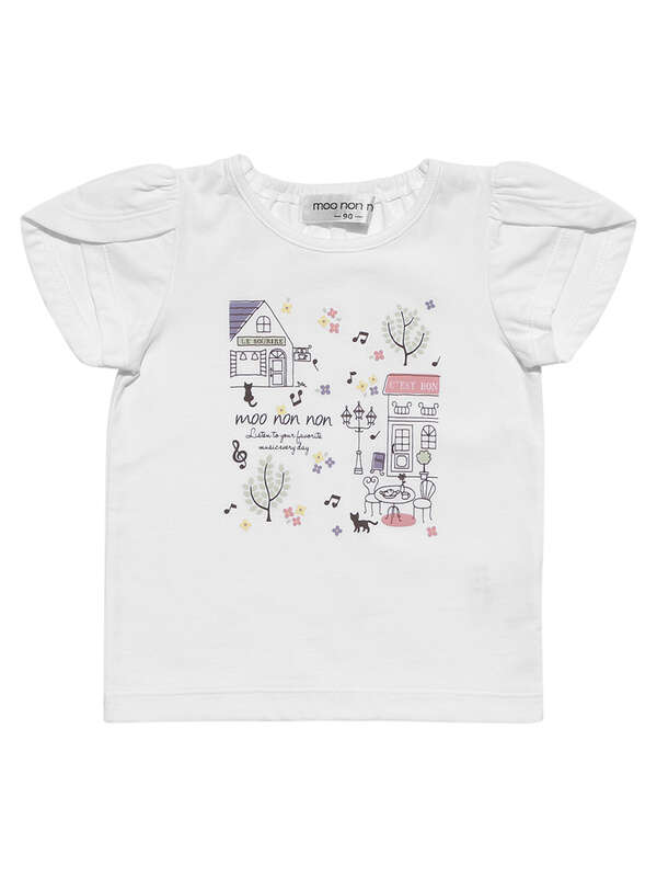 むーのんのん Moononnon ベビーサイズ 綿100 チューリップ袖オープンカフェイラストtシャツ オフホワイト パープル Stripe Club Kids By Smarby ストライプクラブ キッズ バイ スマービー のキッズtシャツ Ccn9025 ファッション通販のstripe Club むーのんのん Moononnon ベビーサイズ 綿100 チューリップ袖オープンカフェイラストtシャツ オフホワイト パープル Stripe Club Kids By Smarby ストライプクラブ キッズ バイ スマービー のキッズtシャツ Ccn9025 ファッション通販のstripe Club