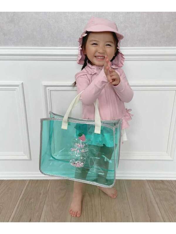 Petit Main キラキラプールバッグ Swim ライトピンク グリーン ラベンダー Stripe Club Kids By Smarby ストライプクラブ キッズ バイ スマービー のキッズバッグ ポーチ Ccn9045 ファッション通販のstripe Club