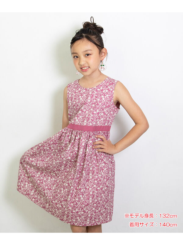 Moononnon ベビー キッズサイズ 日本製綿100 花柄ワンピース ピンク Stripe Club Kids By Smarby ストライプクラブ キッズ バイ スマービー のキッズワンピース Ccn9025 ファッション通販のstripe Club