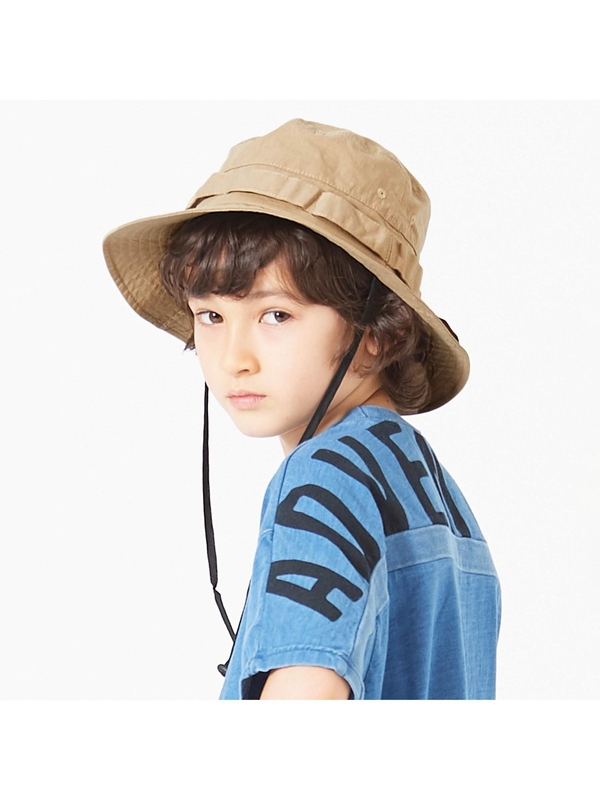 Breeze Boys Uni サファリアウトドアハット ベージュ カーキ チャコール Stripe Club Kids By Smarby ストライプクラブ キッズ バイ スマービー のキッズハット 帽子 Ccn9007 J ファッション通販のstripe Club