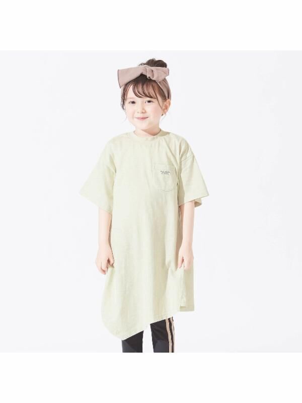 Breeze Boys Uni アシンメトリーtシャツワンピース ピンク ベージュ チャコール Stripe Club Kids By Smarby ストライプクラブ キッズ バイ スマービー のキッズワンピース Ccn9007 J ファッション通販のstripe Club