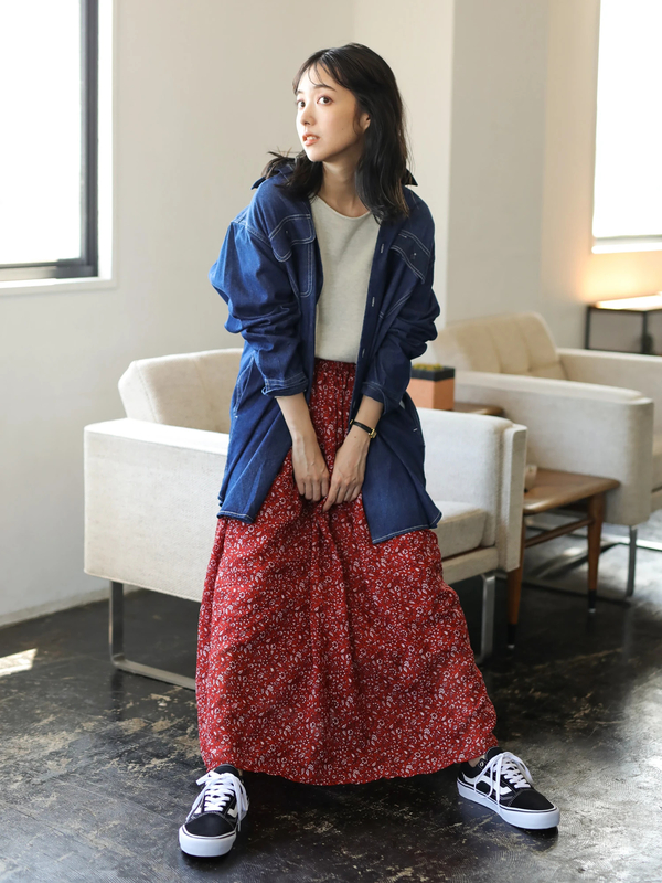 アウトレット デニムロングシャツ インディゴ Craft Standard Boutique クラフト スタンダード ブティック の レディースシャツ ブラウス Pa93l0a0300 ファッション通販のstripe Club