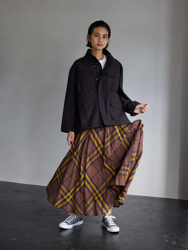 アウトレット 古着 M65フレアジャケット ブラック カーキ Craft Standard Boutique クラフト スタンダード ブティック のレディースブルゾン Pa93l0z0400 ファッション通販のstripe Club