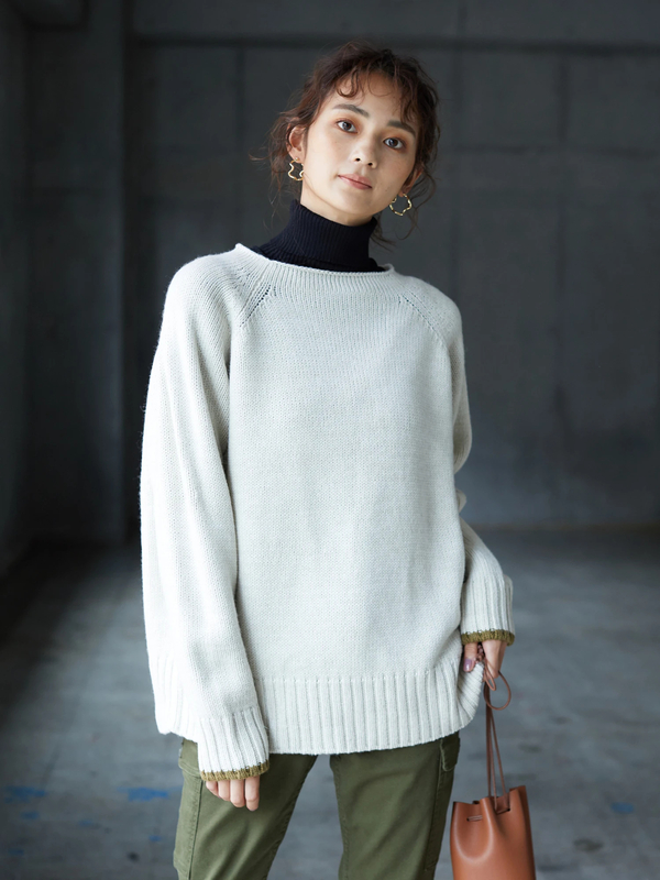 アウトレット ボトルネックラグランニットプルオーバー 杢ホワイト テラコッタ カーキ ネイビー Craft Standard Boutique クラフト スタンダード ブティック のレディースニット セーター Pa97l2c00 ファッション通販のstripe Club アウトレット ボトルネックラグランニットプルオーバー 杢ホワイト テラコッタ カーキ ネイビー Craft Standard Boutique クラフト スタンダード ブティック のレディースニット セーター Pa97l2c00 ファッション通販のstripe Club