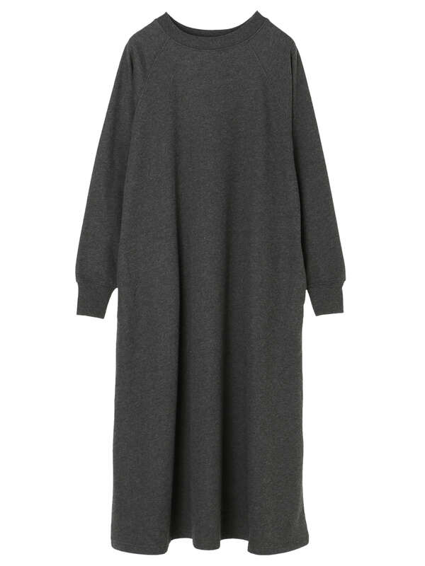 アウトレット ラグランクルーネック裏起毛ワンピース 杢ダークグレー モカ ネイビー Craft Standard Boutique クラフト スタンダード ブティック のレディースワンピース Pa97l1h0300 ファッション通販のstripe Club