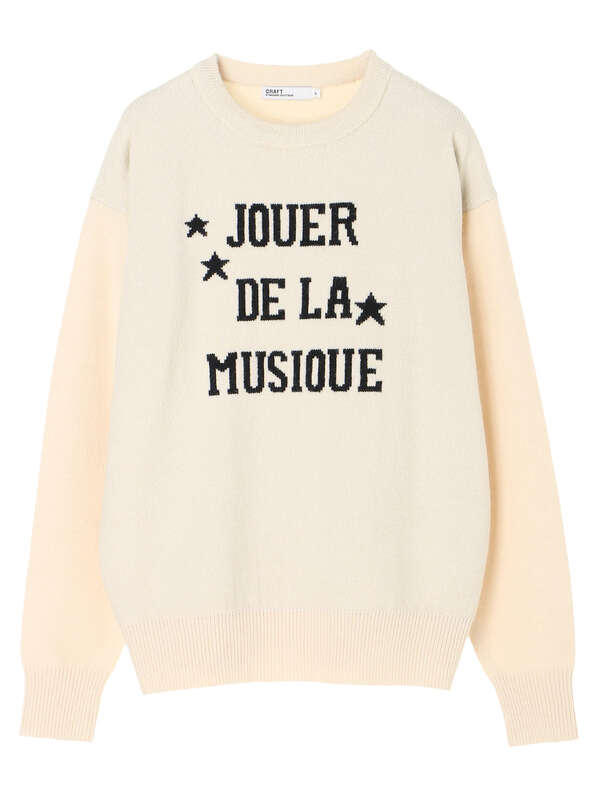 アウトレット With 2月号掲載 インターシャニットプルオーバー アイボリー ネイビー Craft Standard Boutique クラフト スタンダード ブティック のレディースニット セーター Pa94l2c10 ファッション通販のstripe Club