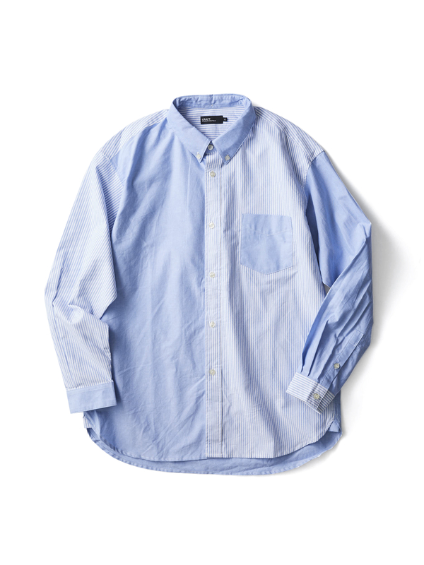 アウトレット 柄違いオックスシャツ サックスブルー ストライプ チェック Craft Standard Boutique クラフト スタンダード ブティック のメンズシャツ ブラウス Pa01m0a0900 ファッション通販のstripe Club アウトレット 柄違いオックスシャツ サックスブルー ストライプ チェック Craft Standard Boutique クラフト スタンダード ブティック のメンズシャツ ブラウス Pa01m0a0900 ファッション通販のstripe Club