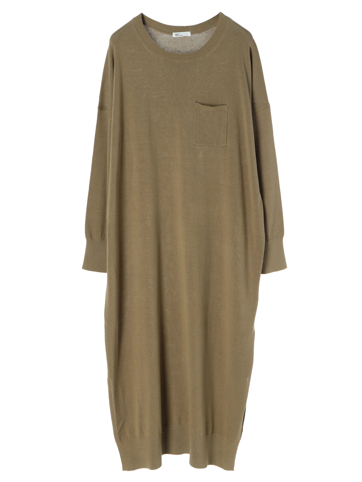 アウトレット ドルマンニットワンピース チャコールグレー グレーベージュ キャメル ネイビー Craft Standard Boutique クラフト スタンダード ブティック のレディースワンピース Pa02l2h0100 ファッション通販のstripe Club