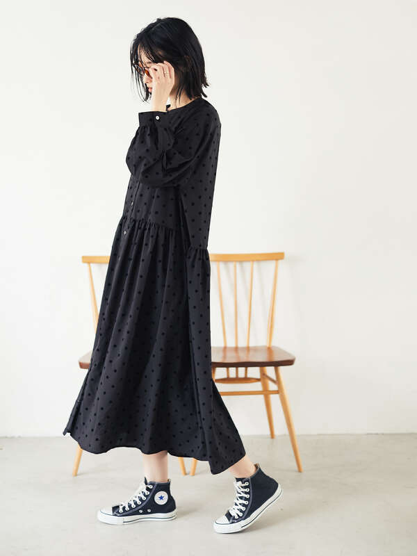 アウトレット Dot One Piece ドットフロッキースタンドカラーワンピース ブラック モカ Craft Standard Boutique クラフト スタンダード ブティック のレディースワンピース Pa03l0h0400 ファッション通販のstripe Club アウトレット Dot One Piece ドットフロッキースタンドカラーワンピース ブラック モカ Craft Standard Boutique クラフト スタンダード ブティック のレディースワンピース Pa03l0h0400 ファッション通販のstripe Club