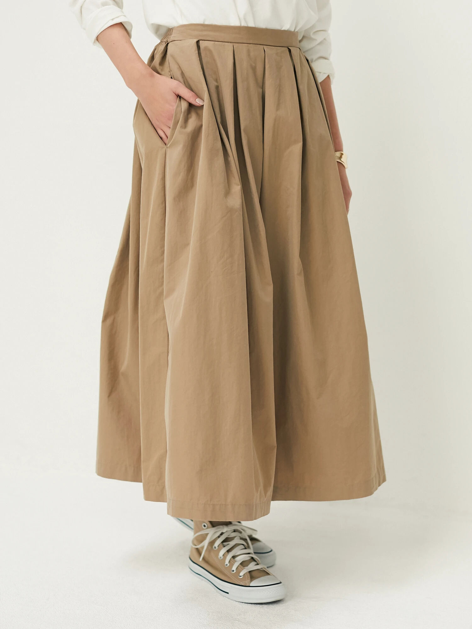 フロントタックロングスカート / CRAFT STANDARD BOUTIQUE(クラフト スタンダード ブティック)のスカート  ファッション通販のSTRIPE CLUB