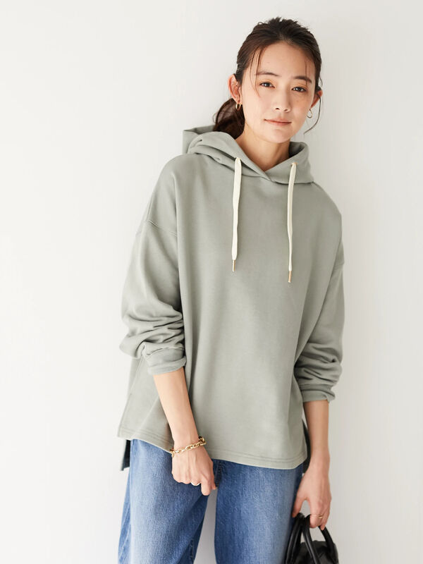 アウトレット 古着 裏毛ワイドパーカー オフホワイト 杢グレー ダークピンク ミント ラベンダー Craft Standard Boutique クラフト スタンダード ブティック のレディースカットソー Pa11l1c0900 ファッション通販のstripe Club