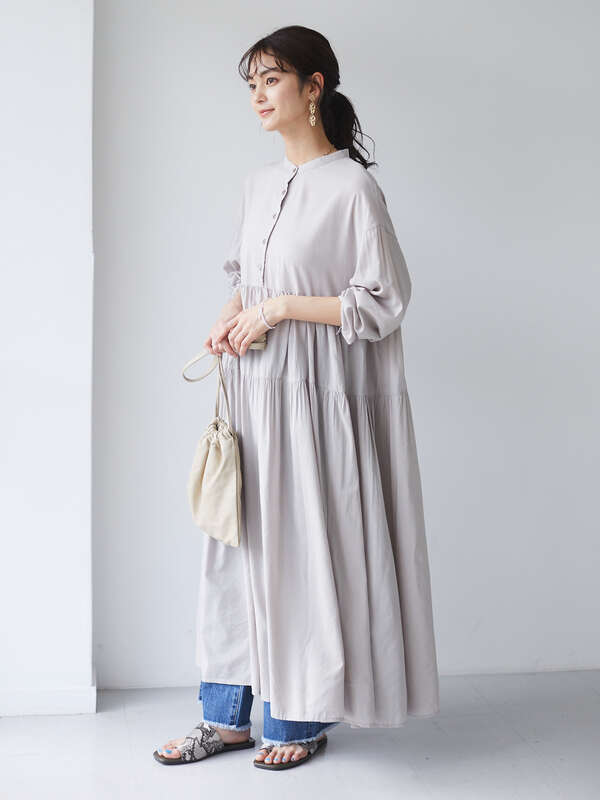 ティアードマキシワンピース チャコールグレー ブラック グレーベージュ オリーブ Craft Standard Boutique クラフト スタンダード ブティック のレディースワンピース Pa11l0h0600 ファッション通販のstripe Club ティアードマキシワンピース チャコールグレー ブラック グレーベージュ オリーブ Craft Standard Boutique クラフト スタンダード ブティック のレディースワンピース Pa11l0h0600 ファッション通販のstripe Club