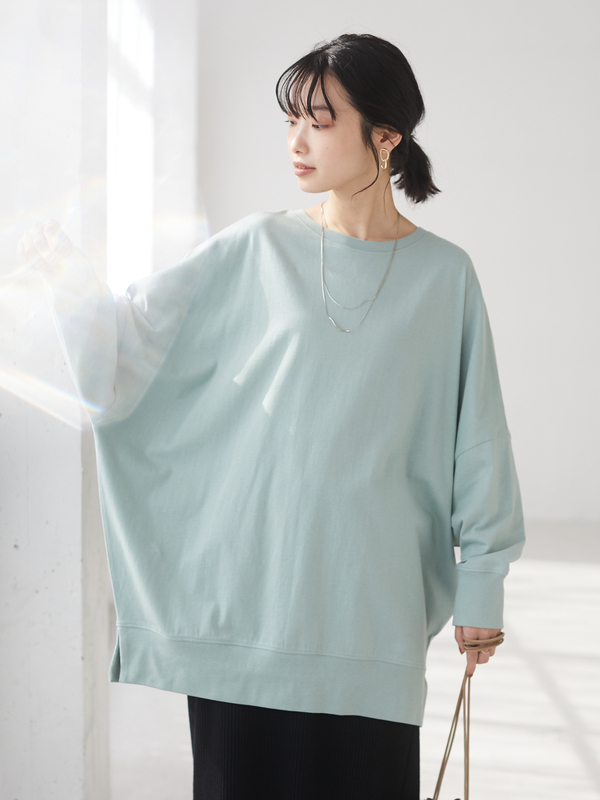 ドルマンスリーブカットチュニック オフホワイト ブラウン ミント Craft Standard Boutique クラフト スタンダード ブティック のレディースカットソー Pa12l1g0100 ファッション通販のstripe Club