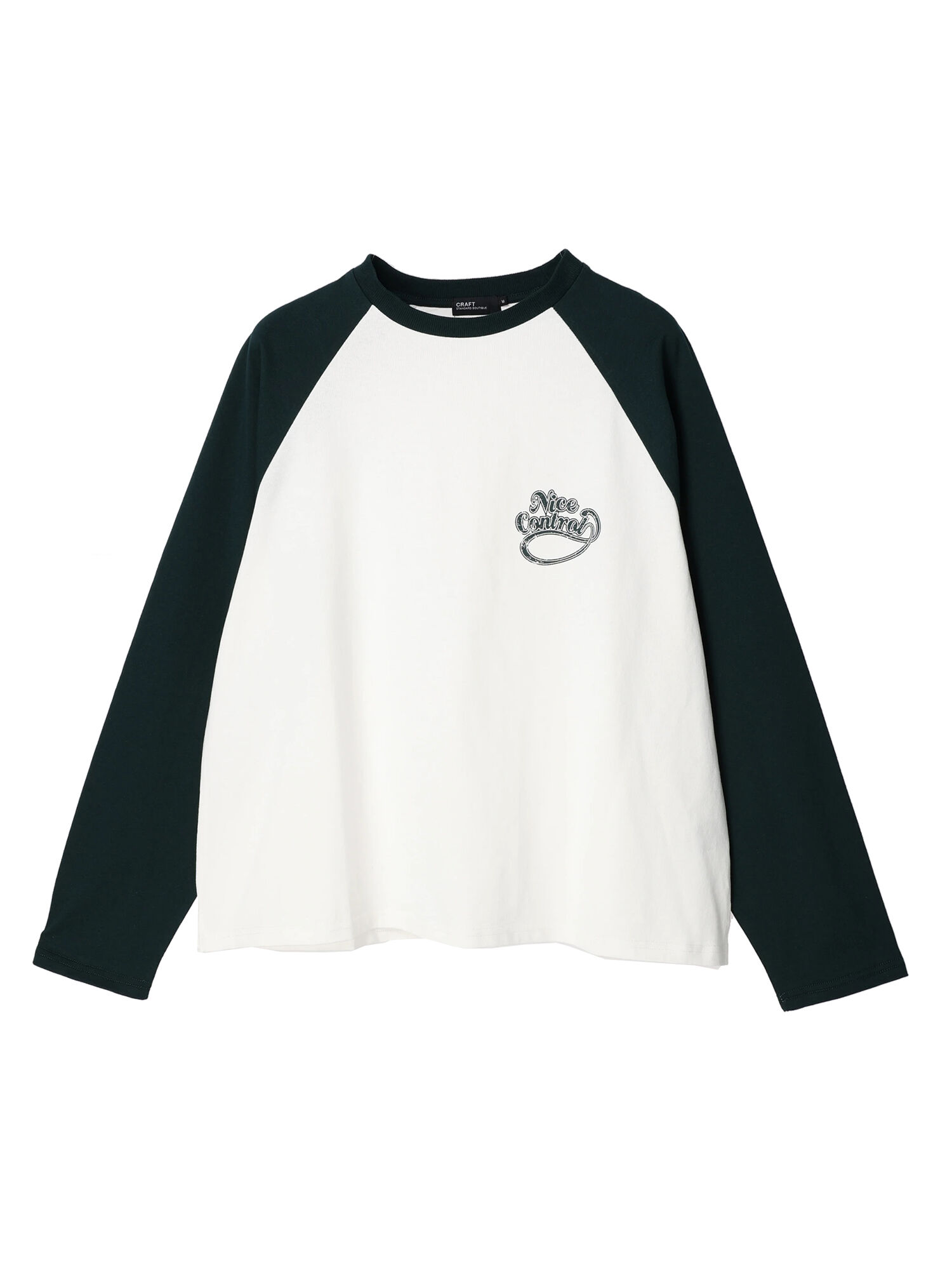 【アウトレット】ラグランプリント L/S-TEE（A/B/C/D/E/F