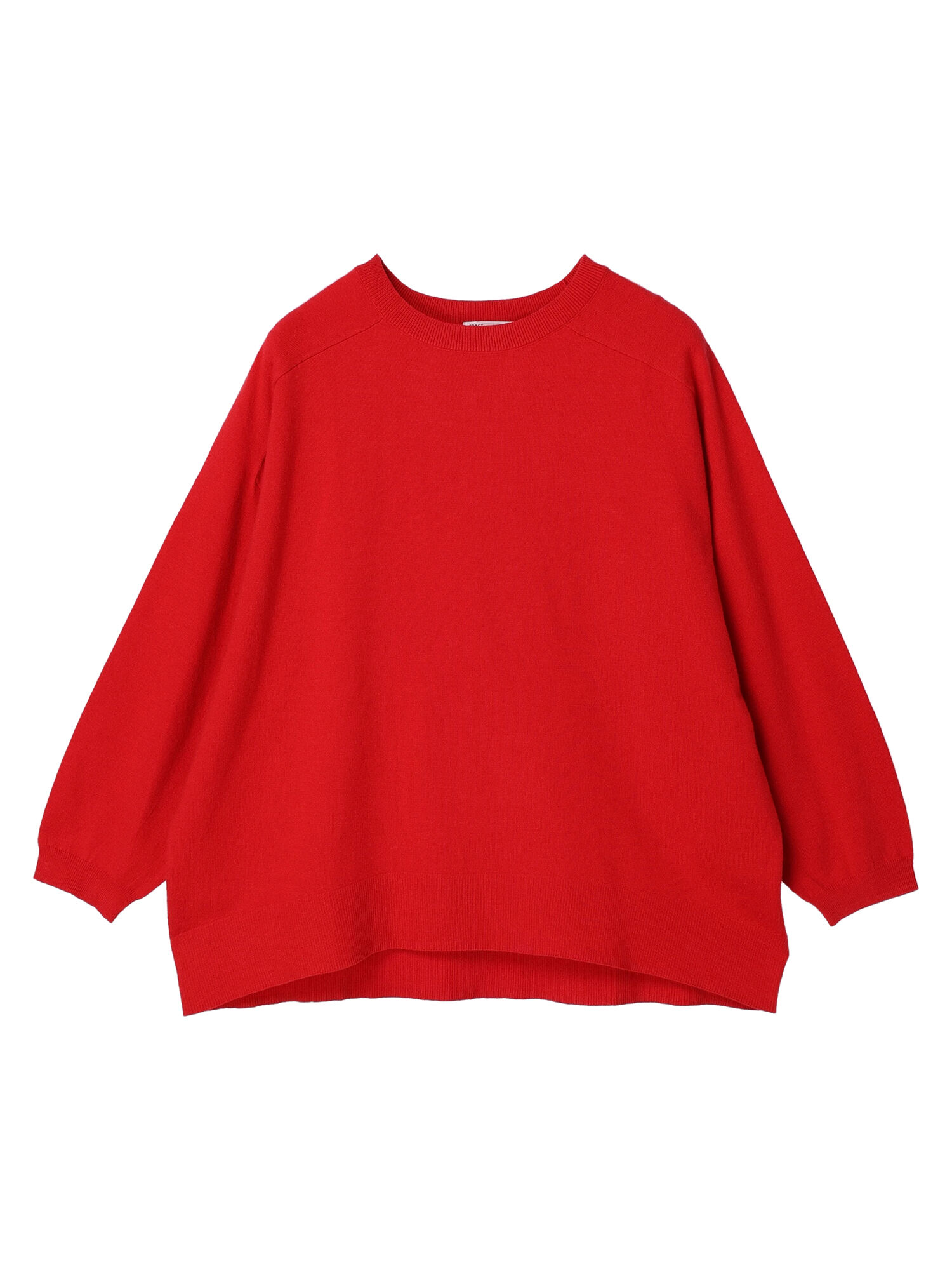 br>FLAGSTUFF <br>O Iro ROSE SWEATER クルーネックニット レッド