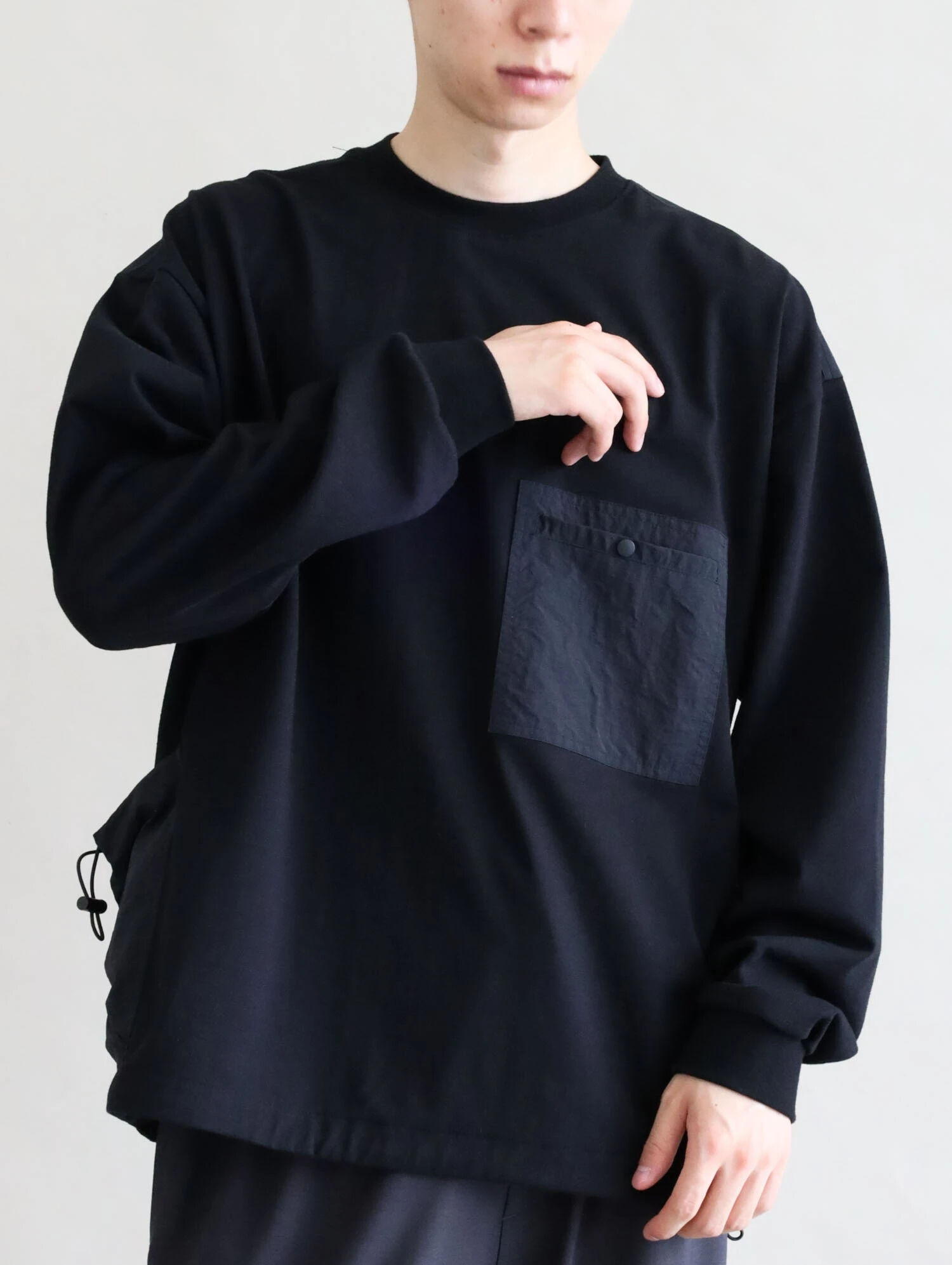 2oe天竺切り替えtee B アイボリー ブラック オリーブ Craft Standard Boutique クラフト スタンダード ブティック のメンズtシャツ Pa23m1c1100 ファッション通販のstripe Club